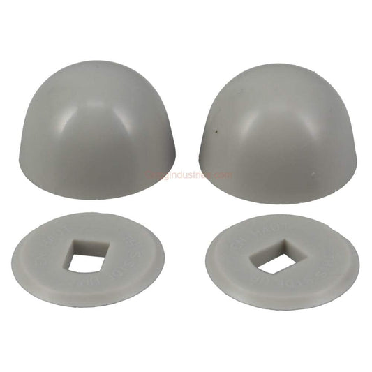 Kohler Genuine 1013092-95 Ice Grey Bolt Caps
