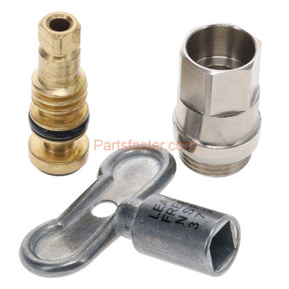 Arrowhead Brass PK1155 Loose Key Stem With Shield