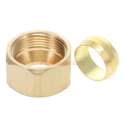 Arrowhead Brass PK1180 Compression Nut And Ferrule