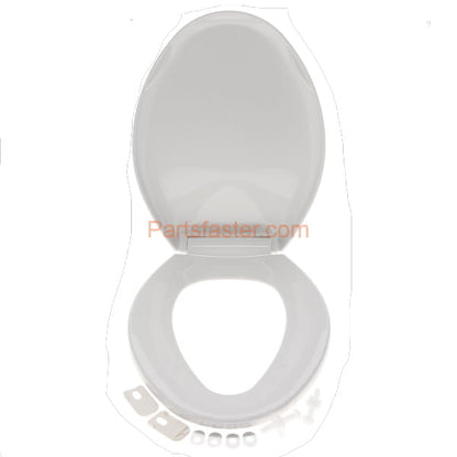 Gerber 99-213 Plastic Elongated Slow Close Toilet Seat