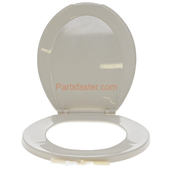 Mansfield Round Plastic Toilet Seat Bone
