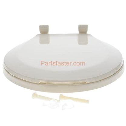 Mansfield Round Plastic Toilet Seat Bone