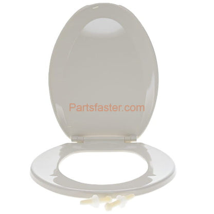 Mansfield Elongated Plastic Toilet Seat Biscuit