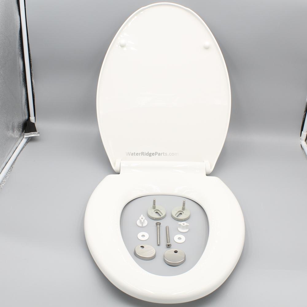 Water Ridge C55011243-GBG1 White Toilet Seat